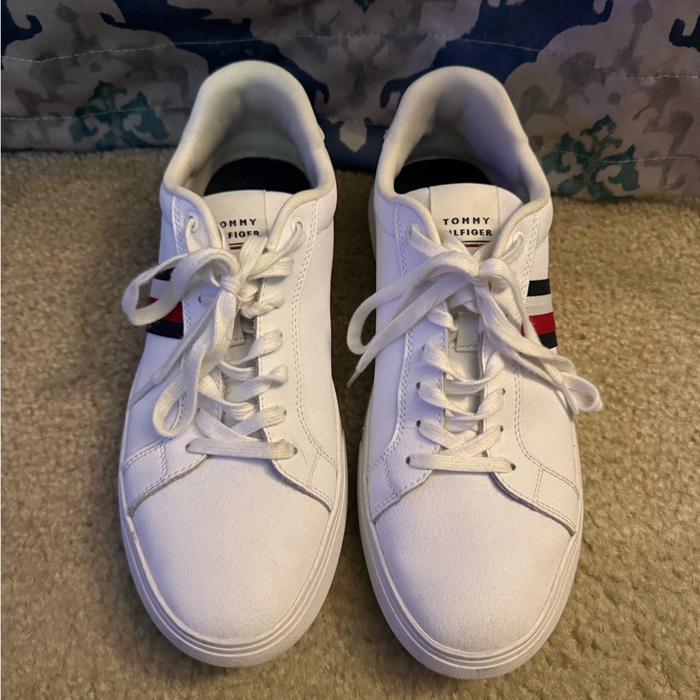 Tommy Hilfiger Men's White Sneakers